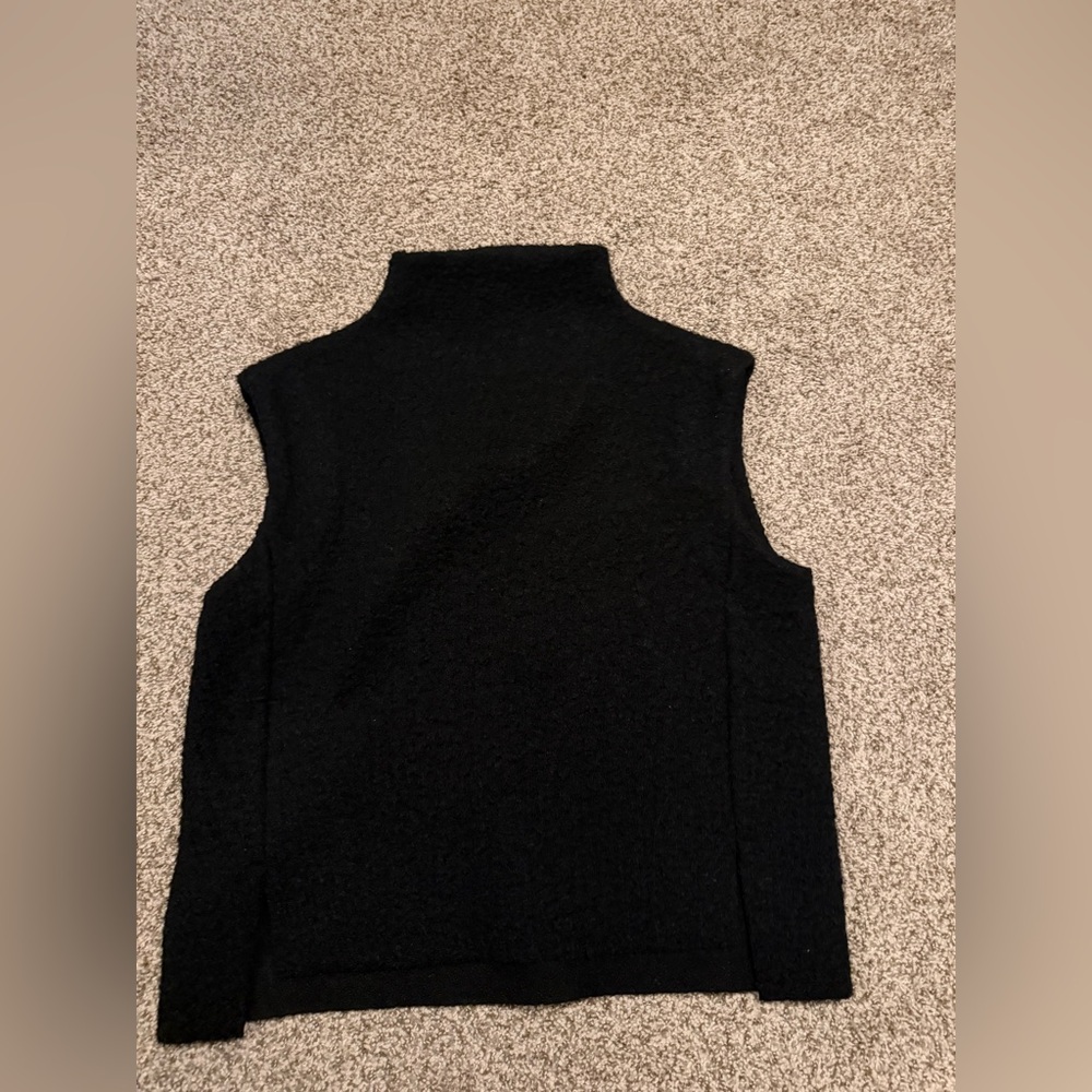 Zara Black Knit Sweater Vest